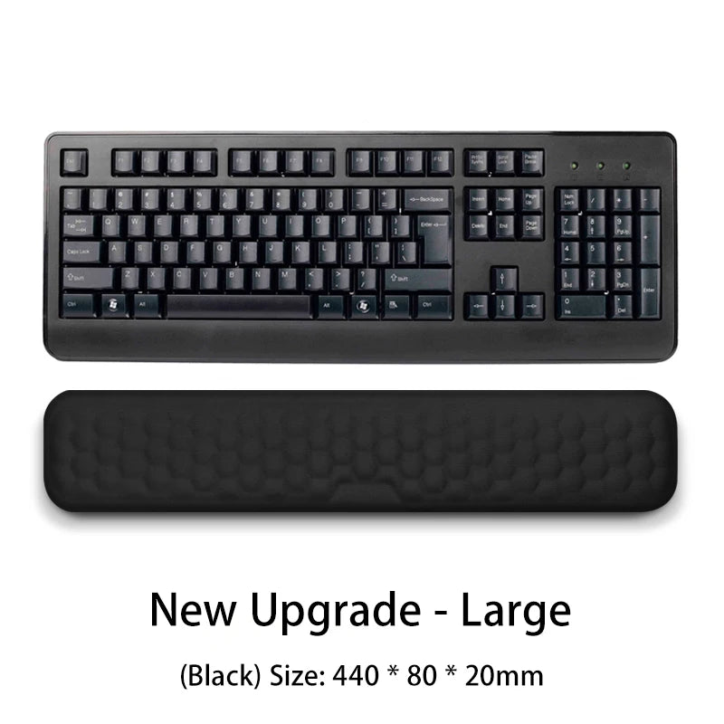 Memory Foam Wrist Rest Pad – Keyboard & Mouse Ergonomic Support