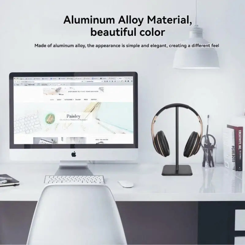 Universal Headphone Holder Stand – Space-Saving Desk Rack