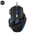 WYMECT 5500 DPI Wired Gaming Mouse with 7 Buttons & RGB LED