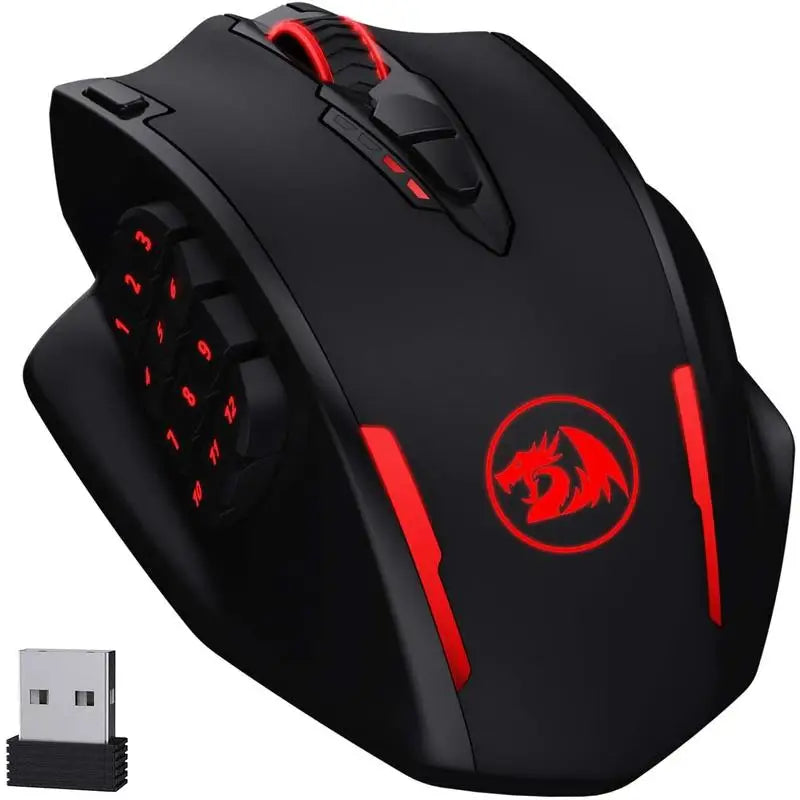 Redragon M913 Tri-Mode Gaming Mouse – 16000 DPI, 16 Buttons RGB