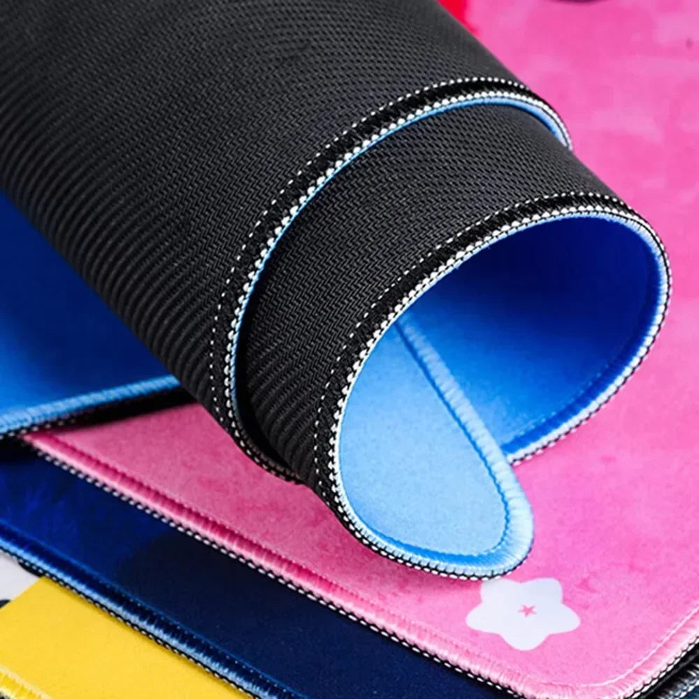 Gray Series Oversized Desk Mat – Mouse & Keyboard Pad, Stitched