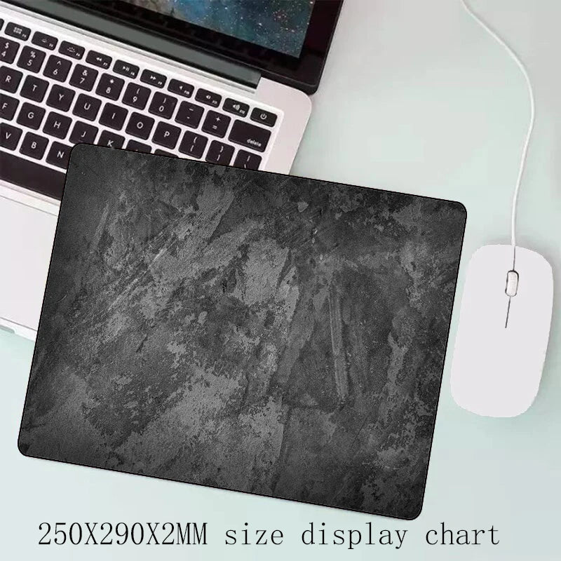 Gray Series Oversized Desk Mat – Mouse & Keyboard Pad, Stitched
