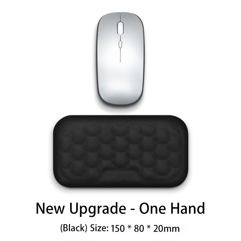 Memory Foam Wrist Rest Pad – Keyboard & Mouse Ergonomic Support