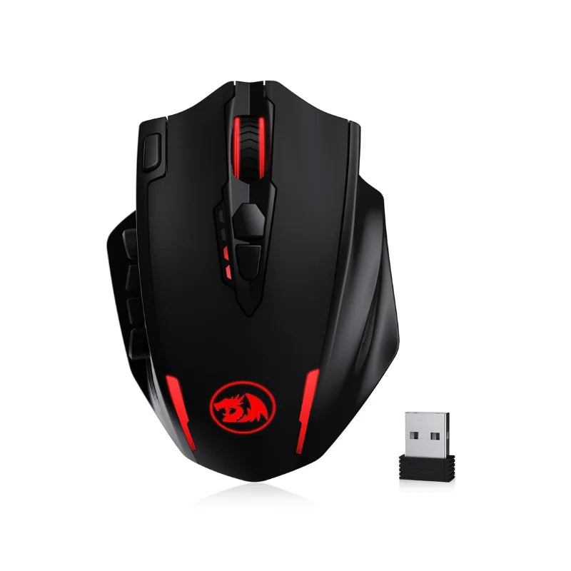 Redragon M913 Tri-Mode Gaming Mouse – 16000 DPI, 16 Buttons RGB