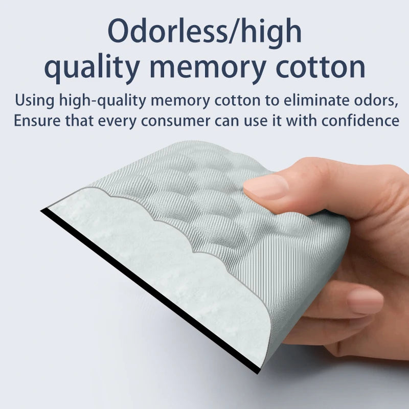 Memory Foam Wrist Rest Pad – Keyboard & Mouse Ergonomic Support