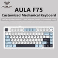 AULA F75 Tri-Mode Wireless Mechanical Keyboard – 75% Gasket RGB