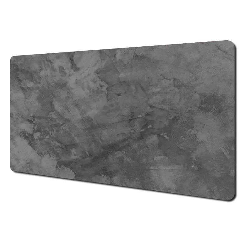 Gray Series Oversized Desk Mat – Mouse & Keyboard Pad, Stitched