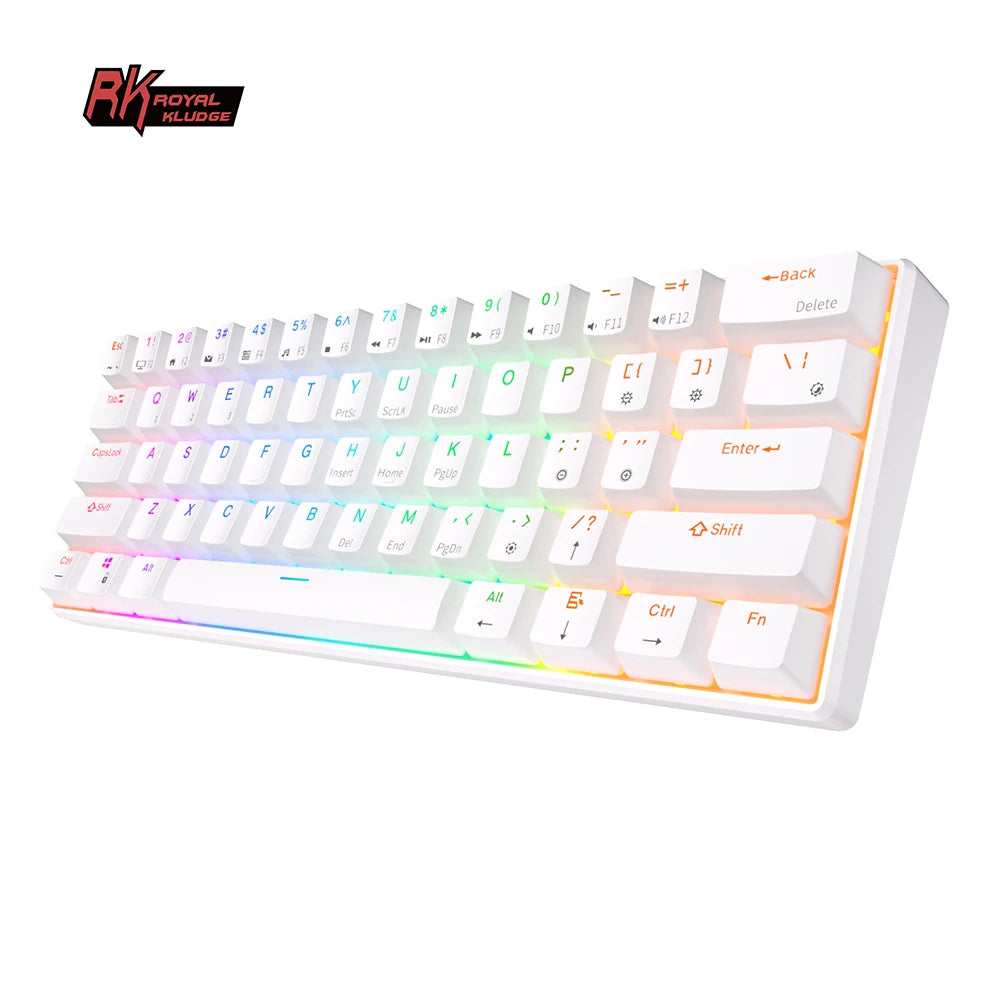 RK Royal Kludge RK61 Tri-Mode Wireless Mechanical Keyboard