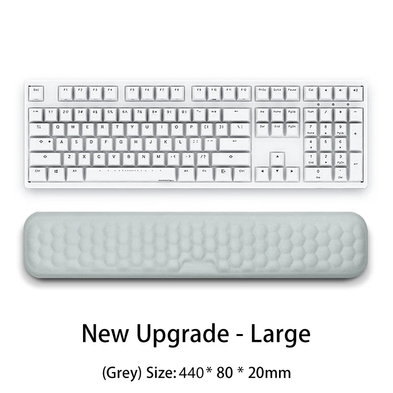 Memory Foam Wrist Rest Pad – Keyboard & Mouse Ergonomic Support