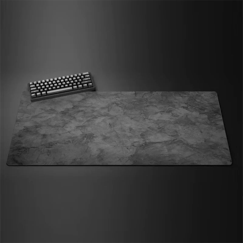 Gray Series Oversized Desk Mat – Mouse & Keyboard Pad, Stitched
